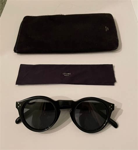 bevel round sunglasses celine|Celine.